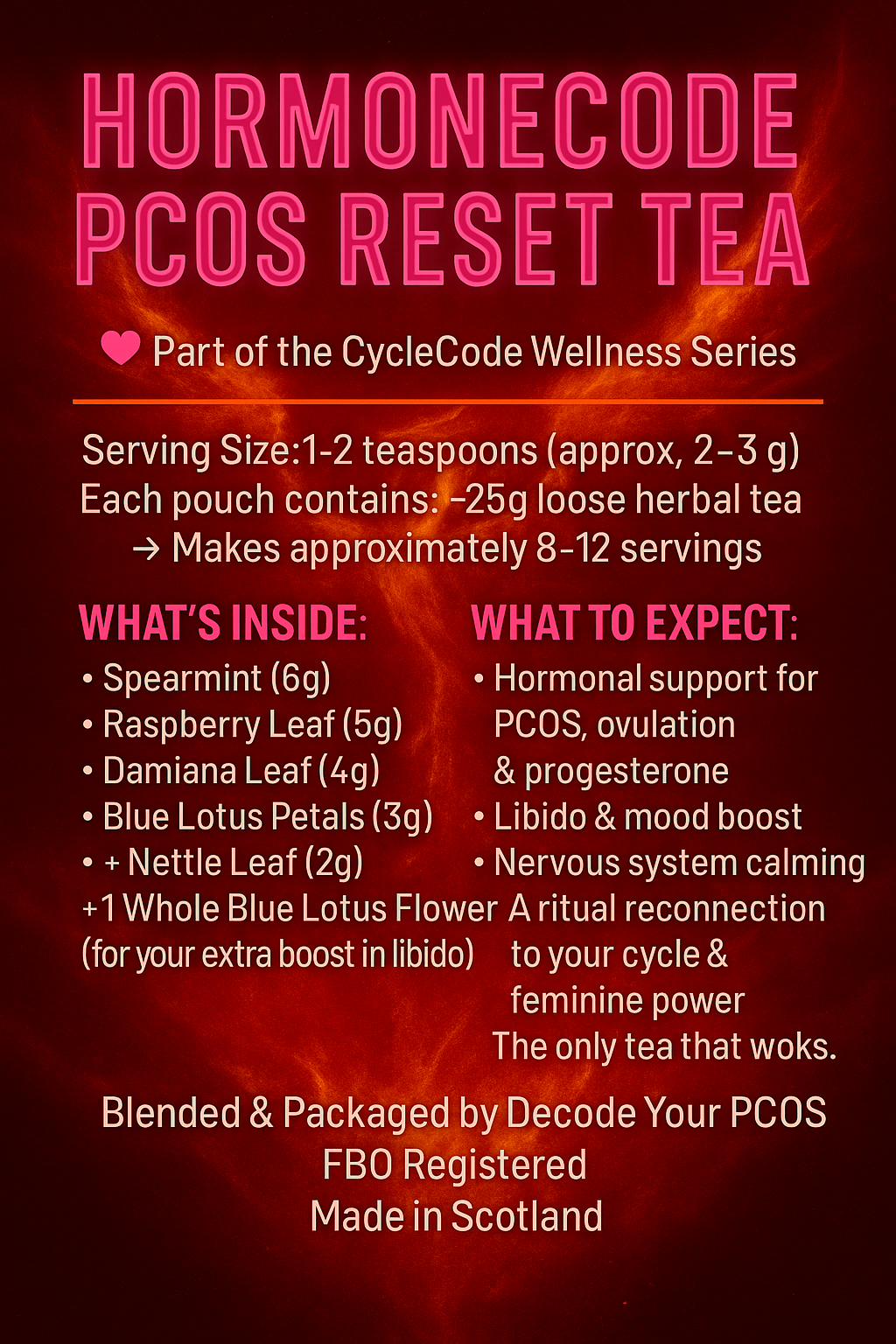 BLACK FRIDAY - The PCOS Freedom Subscription
Includes The Magic Drink + Hormone Reset Tea + VIP access to exclusive PCOS education & community