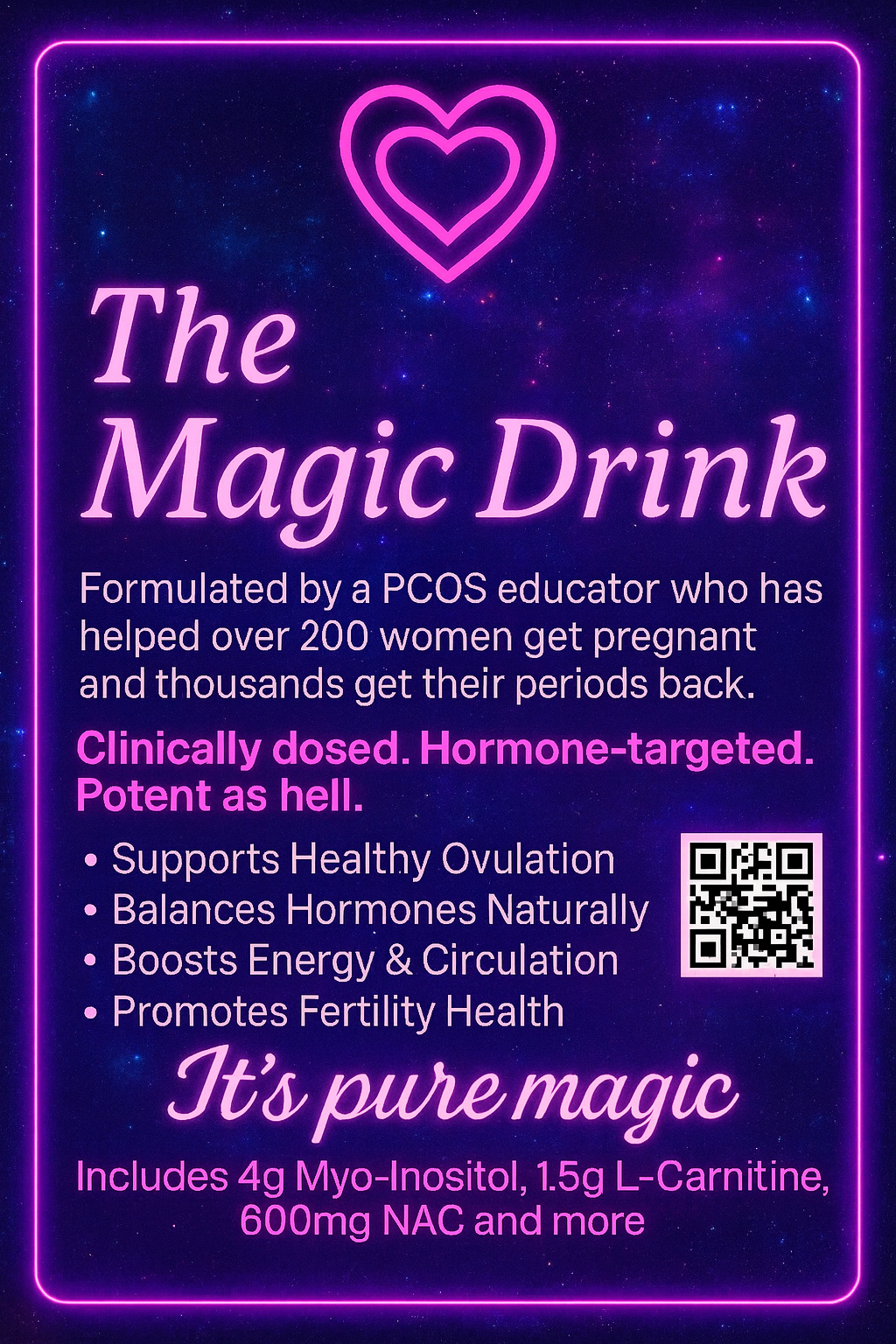 BLACK FRIDAY - The PCOS Freedom Subscription
Includes The Magic Drink + Hormone Reset Tea + VIP access to exclusive PCOS education & community
