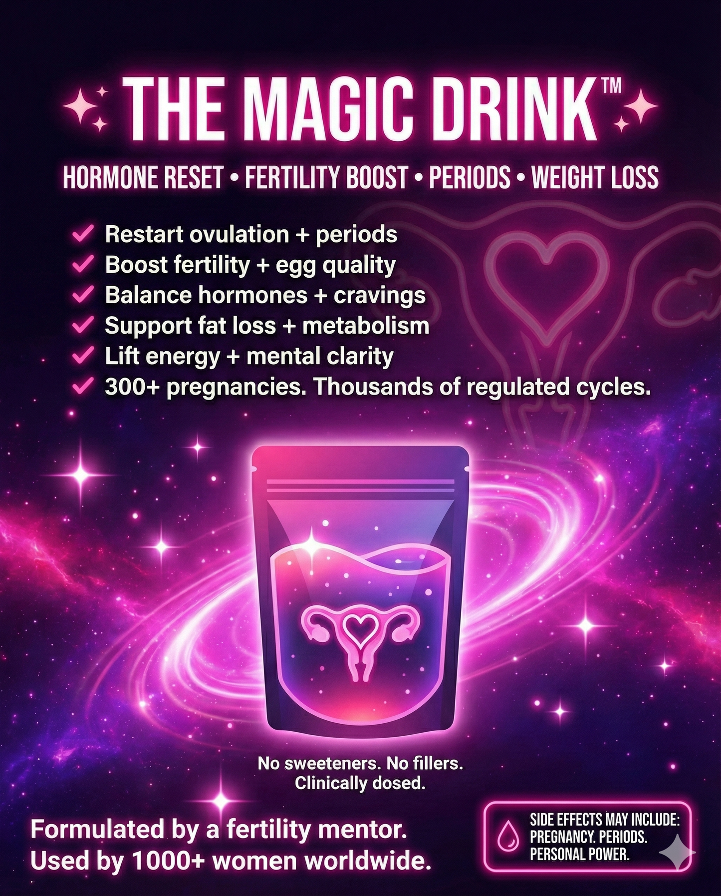 The Magic Drink™ | Hormone Reset, Fertility Boost, Periods, Weight Loss