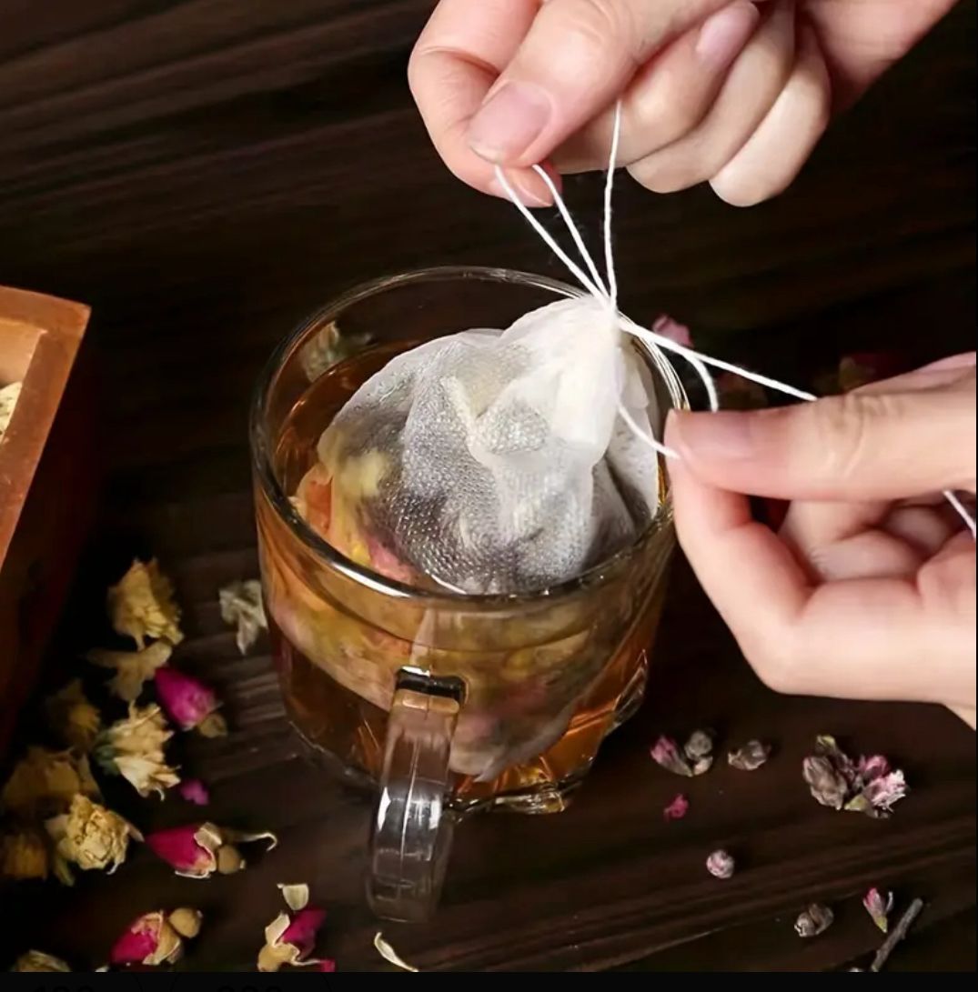 Reusable Tea Bags (12-Pack) Perfect Add-On for HormoneCode™ Teas