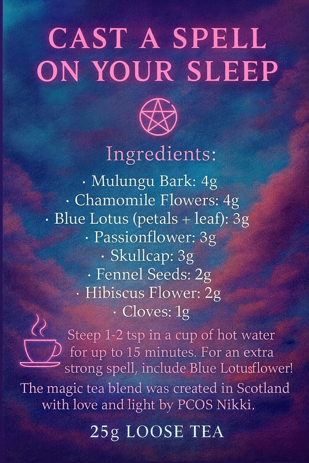 DreamCode™ – The Sleep Spell | Deep Sleep + Hormone Reset Tea