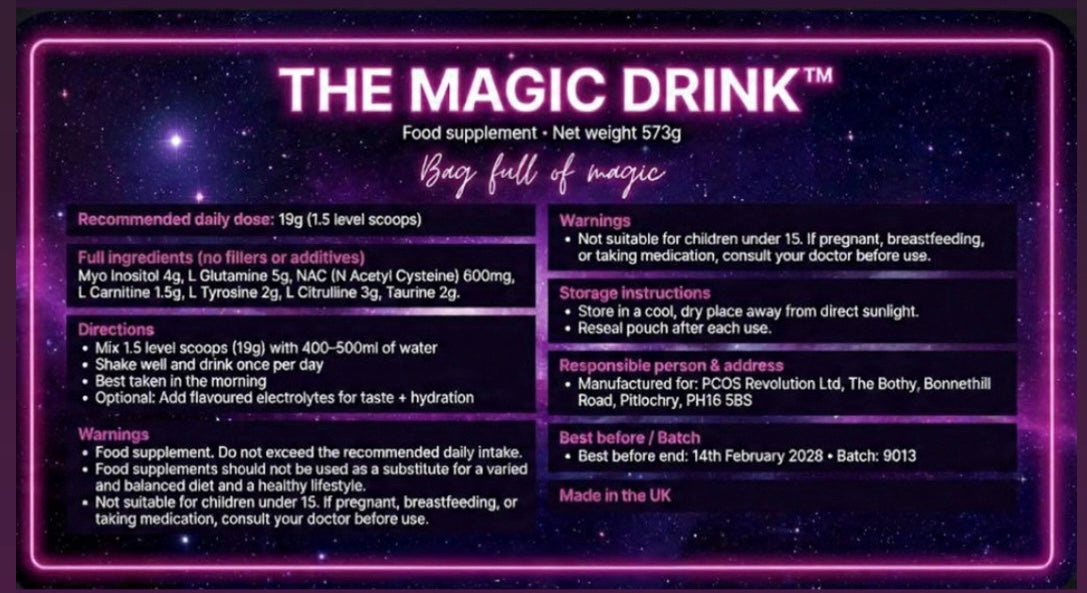 PCOS Freedom Set – Cycle Reset + Fertility Boost (Save £108) EVERYTHING!!