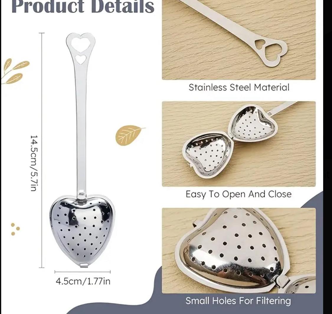 Heart Shaped Tea Strainer
