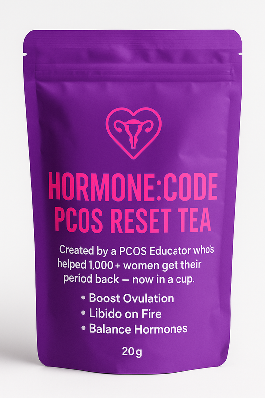 HORMONECODE™ PCOS Reset Tea | Boost Periods, Ovulation, Fertility & Libido ✨
