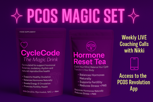 BLACK FRIDAY - The PCOS Freedom Subscription
Includes The Magic Drink + Hormone Reset Tea + VIP access to exclusive PCOS education & community