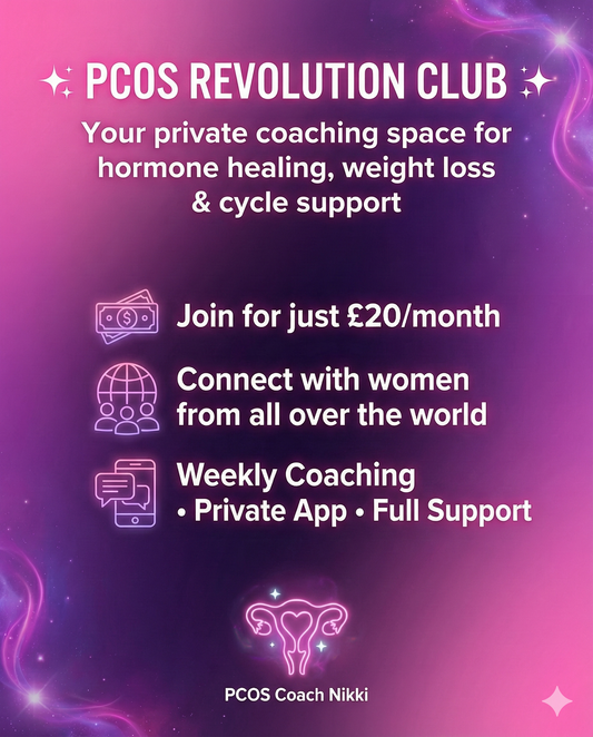 PCOS Revolution Club - Coaching, Strategy & Support. Join the global community changing their cycles, bodies, and lives — together.
