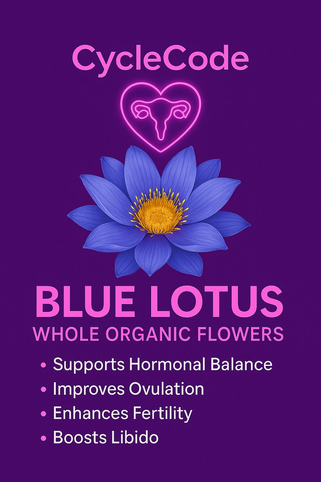 Blue Lotus Boost – Extra 2 Whole Flowers (Add-On)
